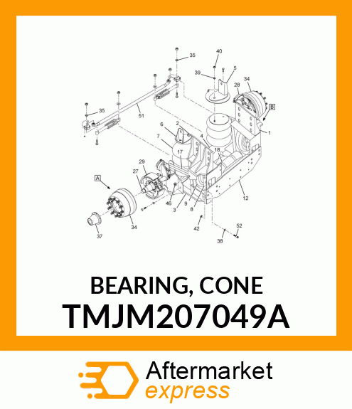 BEARING, CONE TMJM207049A