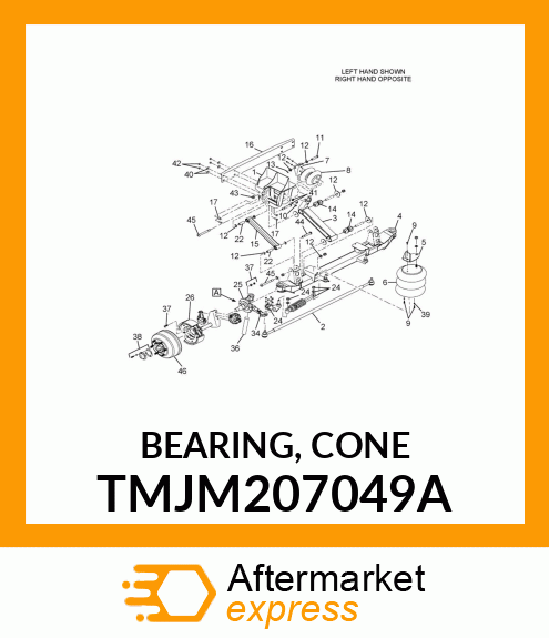 BEARING, CONE TMJM207049A