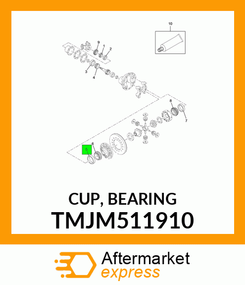 CUP, BEARING TMJM511910