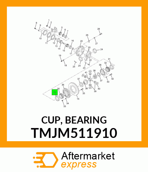 CUP, BEARING TMJM511910