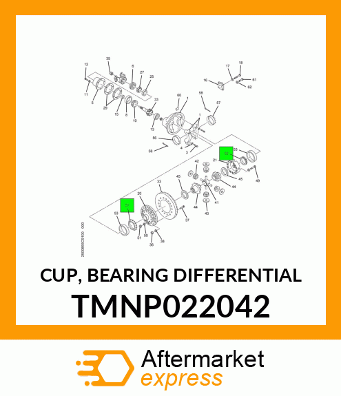 CUP, BEARING DIFFERENTIAL TMNP022042