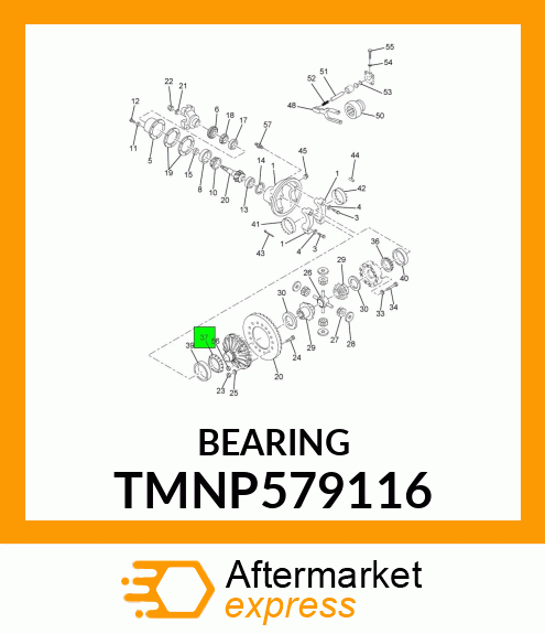 BEARING, CONE DIFFERENTIAL TMNP579116