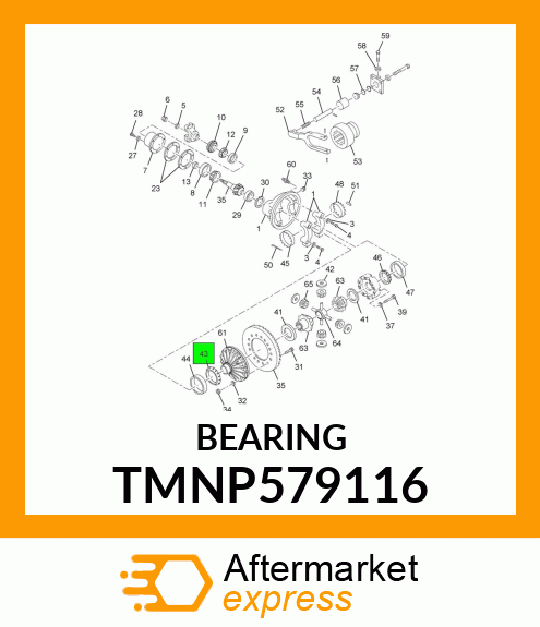 BEARING, CONE DIFFERENTIAL TMNP579116