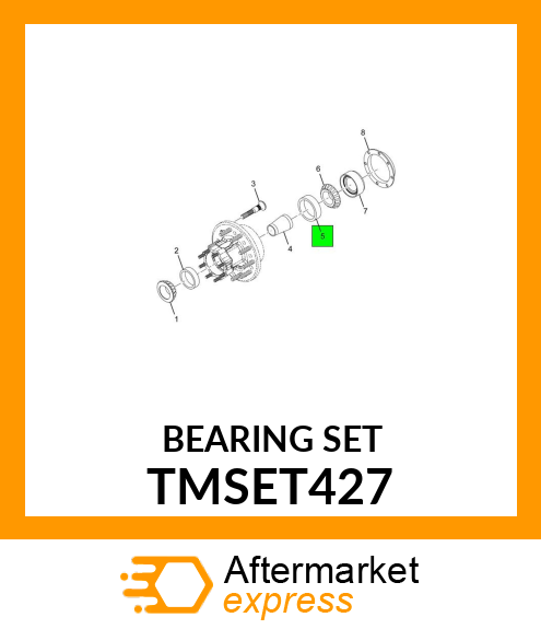 BEARING SET TMSET427