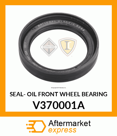 SEAL- OIL FRONT WHEEL BEARING V370001A