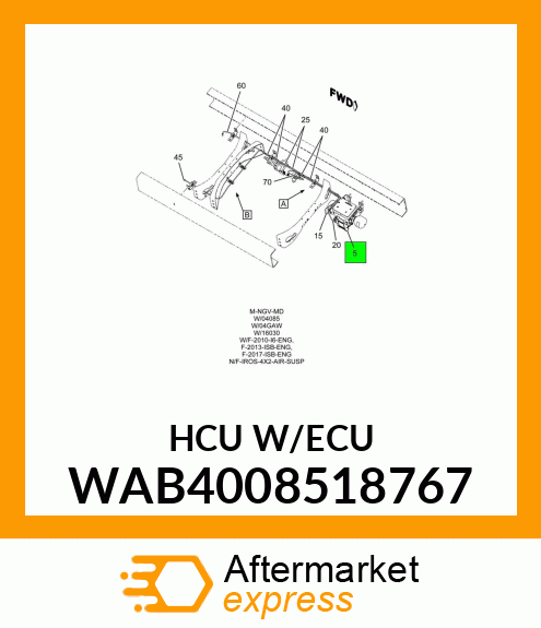 HCU W/ECU WAB4008518767