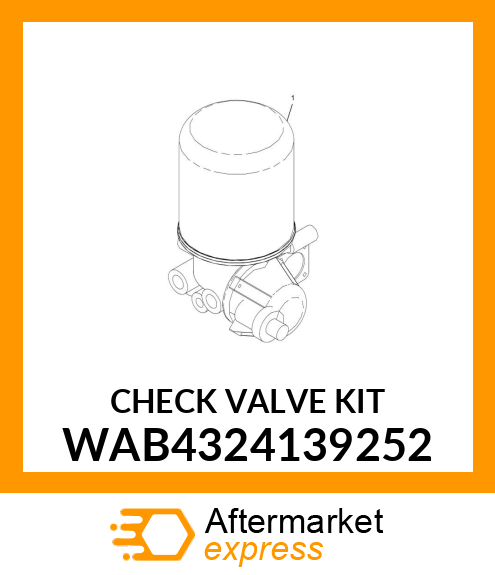 CHECK VALVE KIT WAB4324139252