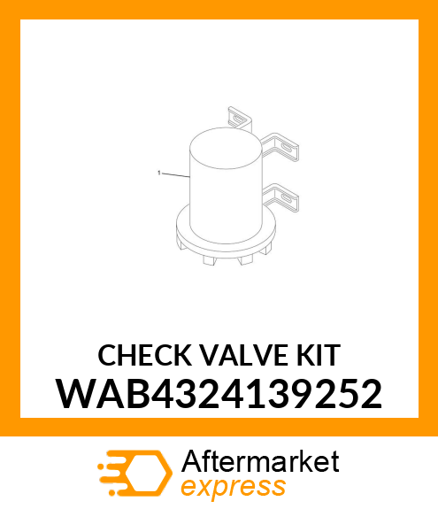 CHECK VALVE KIT WAB4324139252