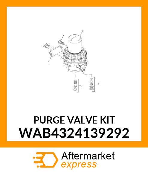 PURGE VALVE KIT WAB4324139292