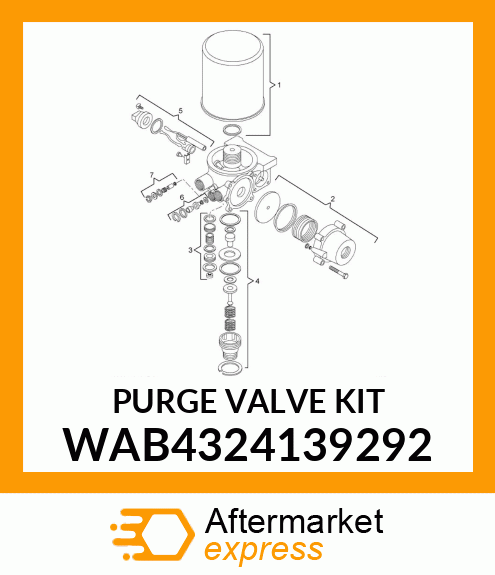 PURGE VALVE KIT WAB4324139292