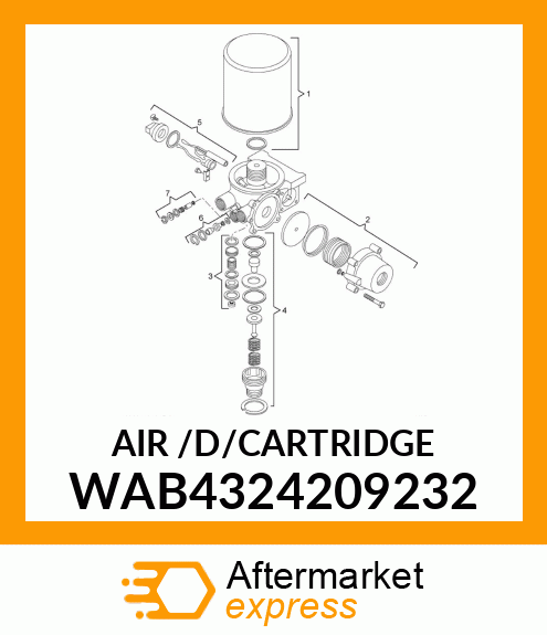 AIR /D/CARTRIDGE WAB4324209232