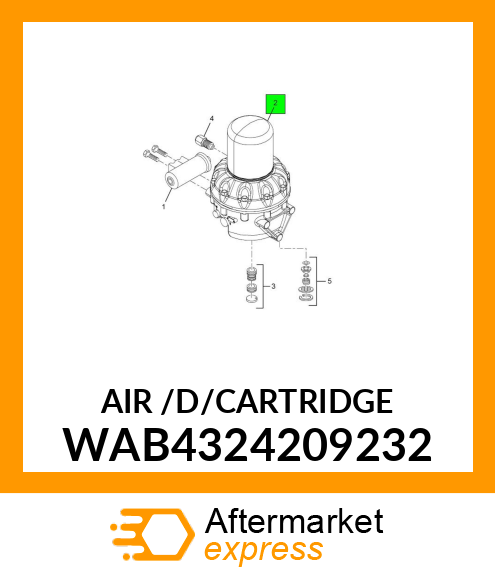 AIR /D/CARTRIDGE WAB4324209232