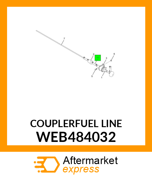 COUPLERFUEL LINE WEB484032