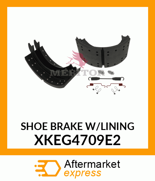 SHOE BRAKE W/LINING XKEG4709E2