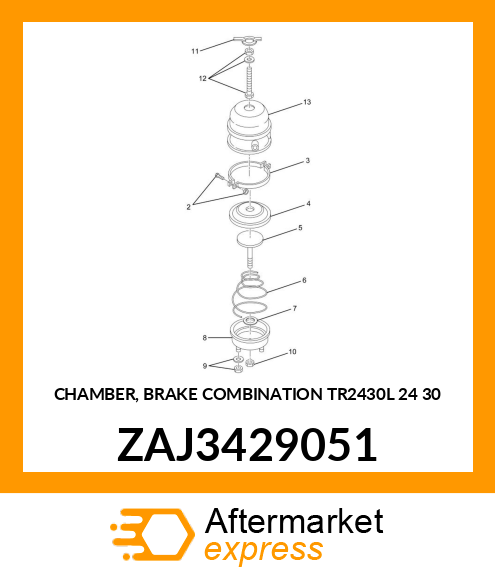 CHAMBER, BRAKE COMBINATION TR2430L 24 30 ZAJ3429051