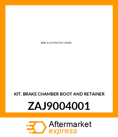 KIT, BRAKE CHAMBER BOOT AND RETAINER ZAJ9004001