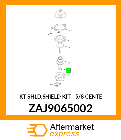 KT SHLD,SHIELD KIT - 5/8 CENTE ZAJ9065002