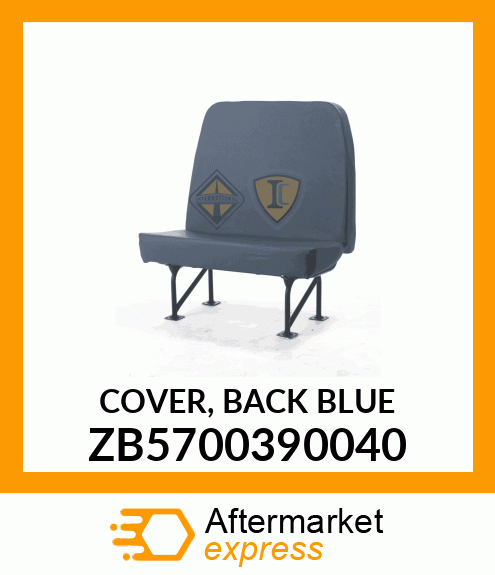COVER, BACK BLUE ZB5700390040