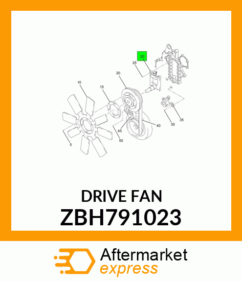 DRIVE FAN ZBH791023