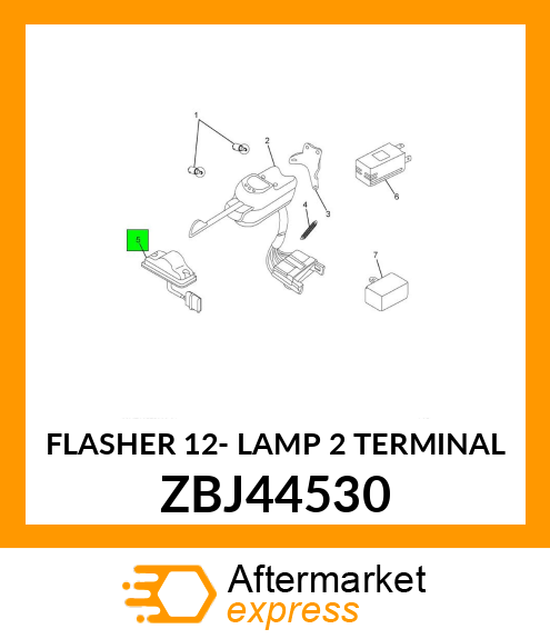 FLASHER 12- LAMP 2 TERMINAL ZBJ44530