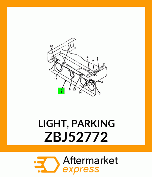 LIGHT, PARKING ZBJ52772