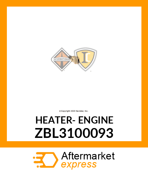 HEATER- ENGINE ZBL3100093