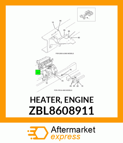 HEATER, ENGINE ZBL8608911