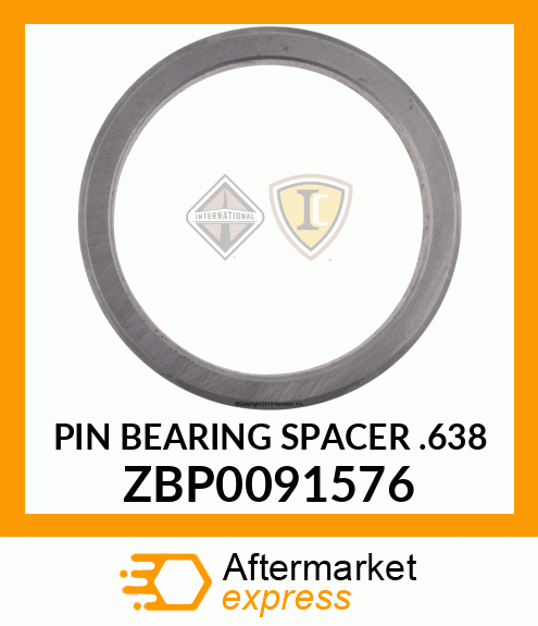 PIN BEARING SPACER .638 ZBP0091576