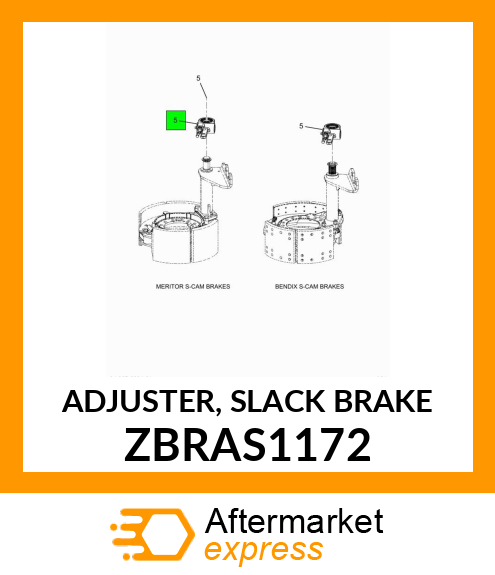 ADJUSTER, SLACK BRAKE ZBRAS1172