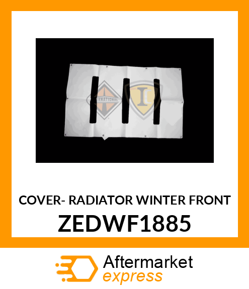 COVER- RADIATOR WINTER FRONT ZEDWF1885