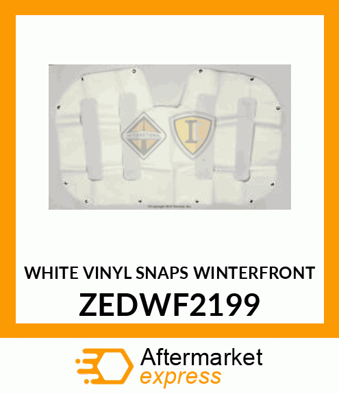 WHITE VINYL SNAPS WINTERFRONT ZEDWF2199