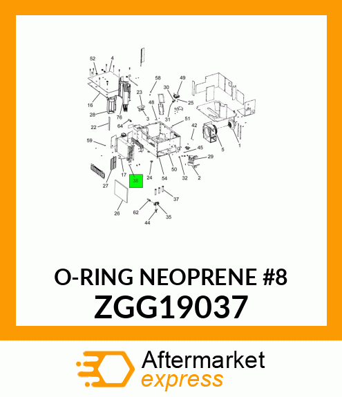 O-RING NEOPRENE #8 ZGG19037