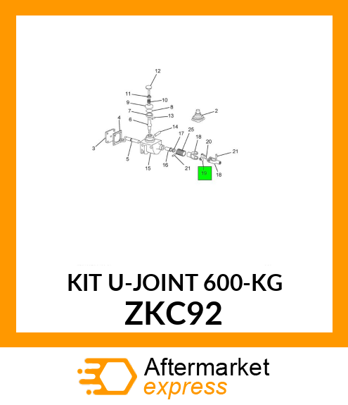 KIT U-JOINT 600-KG ZKC92