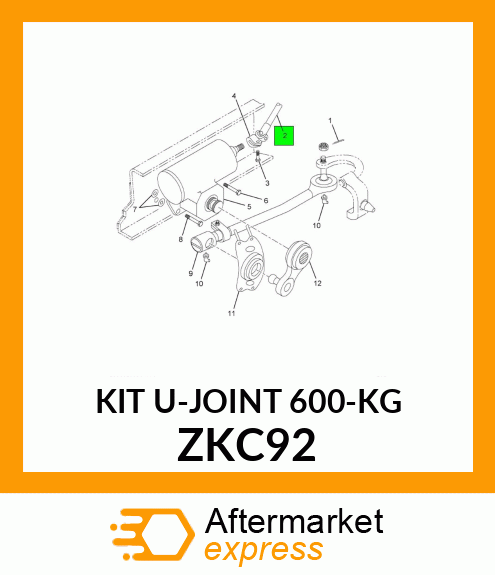 KIT U-JOINT 600-KG ZKC92