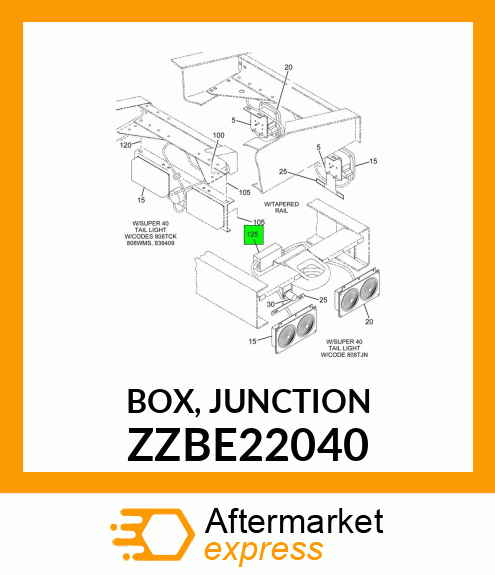 BOX, JUNCTION ZZBE22040