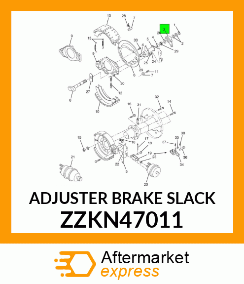 ADJUSTER BRAKE SLACK ZZKN47011