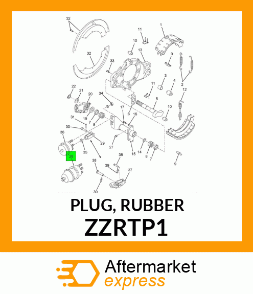 PLUG, RUBBER ZZRTP1