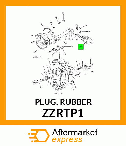 PLUG, RUBBER ZZRTP1