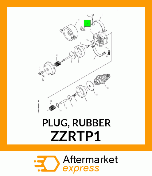 PLUG, RUBBER ZZRTP1