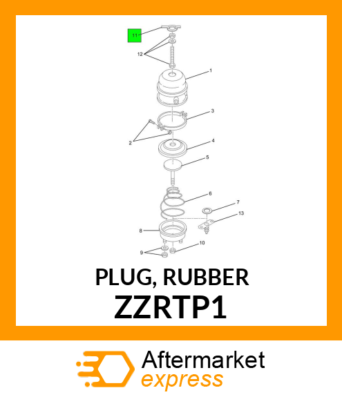 PLUG, RUBBER ZZRTP1