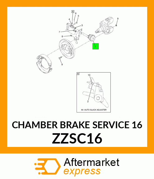 CHAMBER BRAKE SERVICE 16 ZZSC16