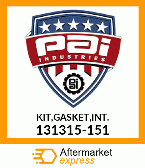 KIT,GASKET,INT. 131315-151