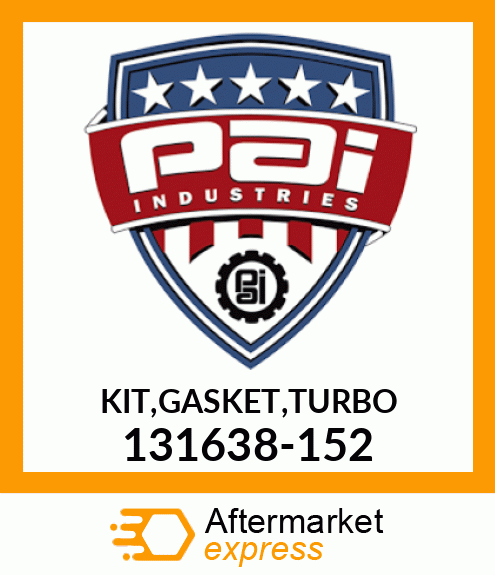 KIT,GASKET,TURBO 131638-152