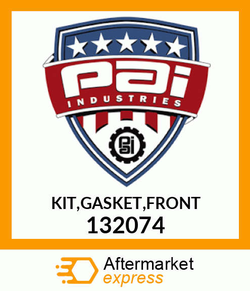 KIT,GASKET,FRONT 132074