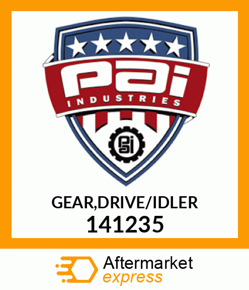 GEAR,DRIVE/IDLER 141235