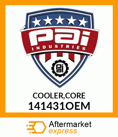 COOLER,CORE 141431OEM