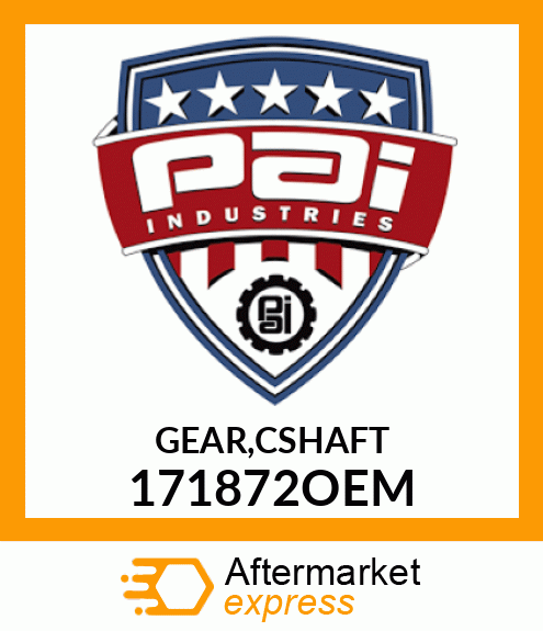 GEAR,C'SHAFT 171872OEM