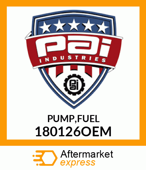 PUMP,FUEL 180126OEM