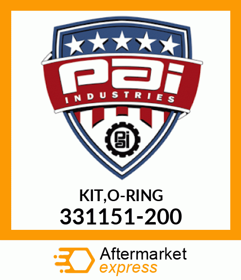 KIT,O-RING 331151-200