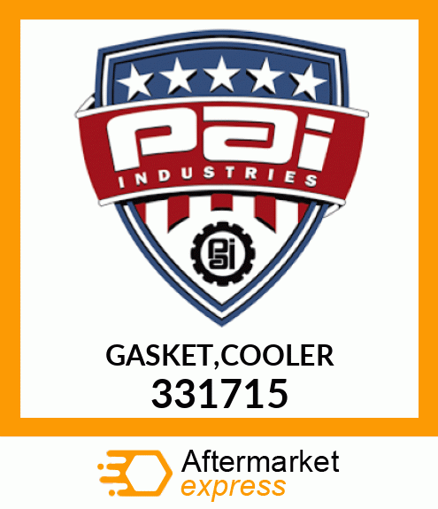 GASKET,COOLER 331715